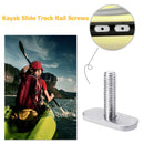 Stainless Steel Kayak Rail Track Screws Boats Accessories Track Nuts Hardware