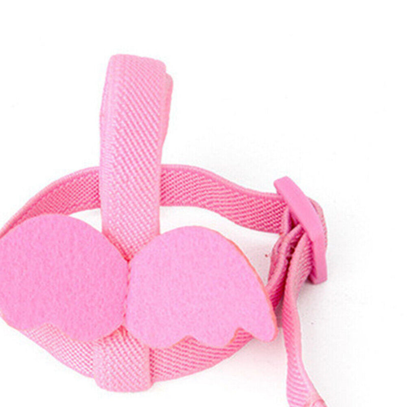 Ultra Light Parrot Flying Sling Leash Training Bird Traction Strap (Pink) Newly