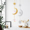 Star Moon Sun Crystal Suncatcher Lighting Accessories Curtain Home Garden Decor