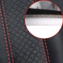 2pcs Car Seat Belt Pads Harness Cushioned Safety Shoulder Strap Cover Black/Red