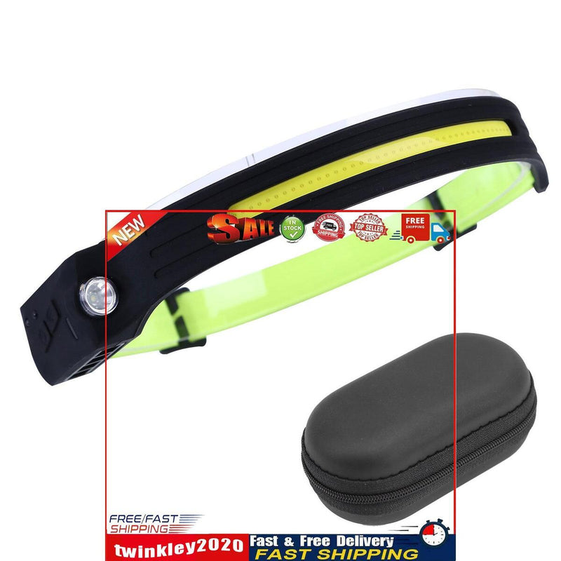 LED Headlamp 350 Lumens 4 Modes Waterproof Headlight Flashlight (1pc) Newly