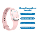 M20 Ultrasonic Mosquito Repellent Bracelet Wrist Watch Thermometer (Pink) Newly