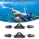 #A Adjustable Fin Buckle Anti-loosening Spring Laces Anti-slip for Fins Accessor