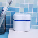Denture Box Bathroom Travel Denture Cup False Tooth Cleaning Container (A) Newly