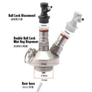 Household Beer Homebrew Tools Ball Lock Tap Dispenser Beer Brewing Keg Spear