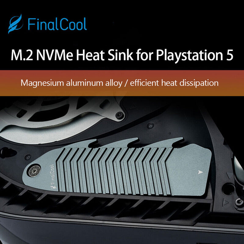 FinalCool NVME M2 SSD Radiator Heat Dissipation Cooling Cooler for PS5 Special