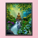 Full Embroidery Buddha Pattern Stamped 11CT DIY Cross Stitch Kits Home Decor