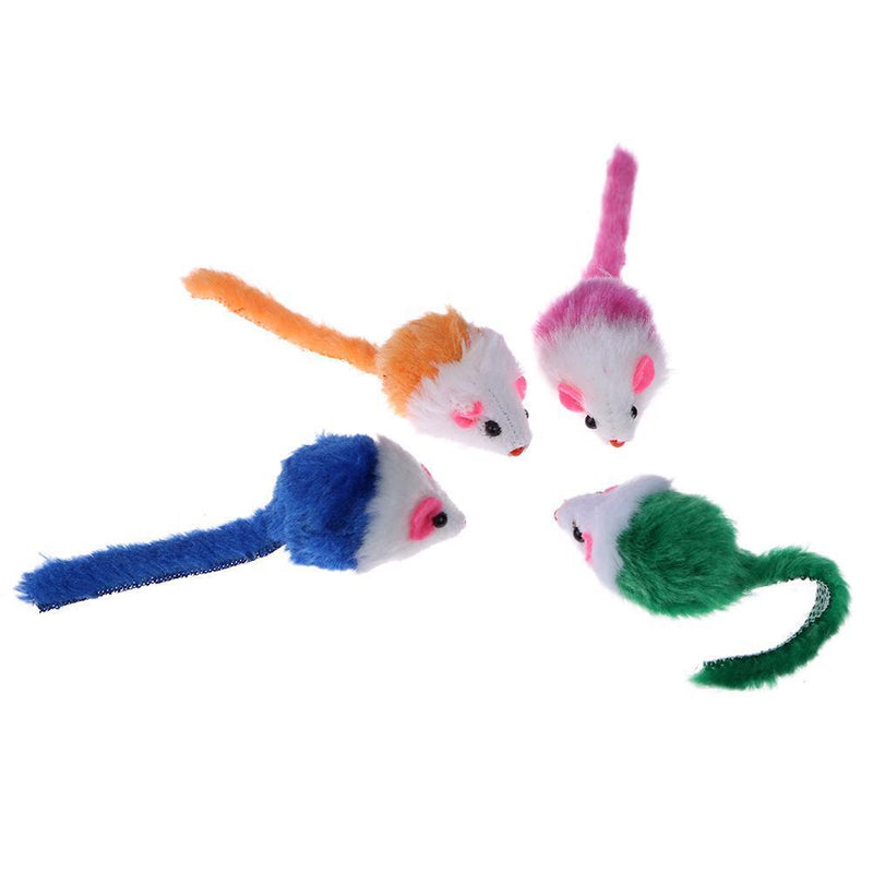 10 Pcs False Mouse Pet Cat Toys Mini Funny Playing Toys For Cats