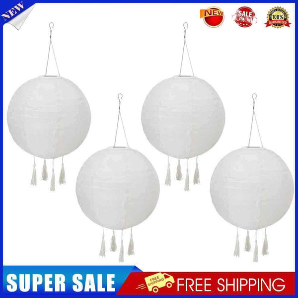 #A Practical Solar Lanterns Nylon Cloth Outdoor Hanging Garden Yard Decor