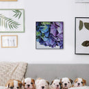 20x20cm Colorful DIY Paint By Number Kit Irregular Flower Decoration Gift Art