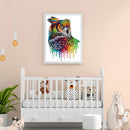 #A Partial Cross Stitch 14CT Cotton Thread Rainbow Owl DIY Counted Embroidery Ki