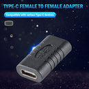 2pcs USB 3.1 Type C Female to Female Coupler Extension Connector Adapter