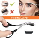 Eyebrow Trimming Kit Tweezers Scissors Comb Scraping 12pcs Eyebrow Makeup Tool