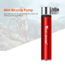 WEST BIKING Mini Bicycle Pump Tire Inflator for MTB Bike Basketball (Red) Newly