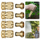 Brass Water Pipe Fit Fitting Adapter Hose Quick Connector Female Male Thread