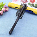 Double Side Massage Comb Black Plastic Anti-tangle Brushes Wide Teeth Brush