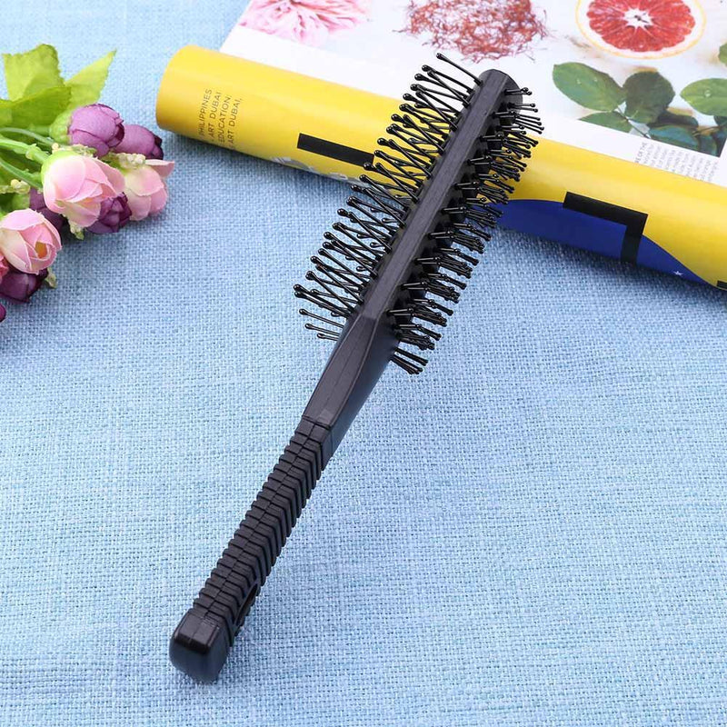Double Side Massage Comb Black Plastic Anti-tangle Brushes Wide Teeth Brush