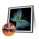 5D Diamond Painting Kit Butterfly Partial Special Shape Drill DIY Wall Art Cr