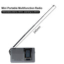 Mini Portable Light Radio Outdoor Emergency AM FM Dual Band with Antenna Newly