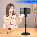 Height Makeup Smartphone Clamp For LED Ring Video Light Desktop Tripod Holder