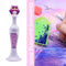 Vase 5D Diamond Painting Point Drill Pen DIY Craft (Purple Owl w/ Drill)