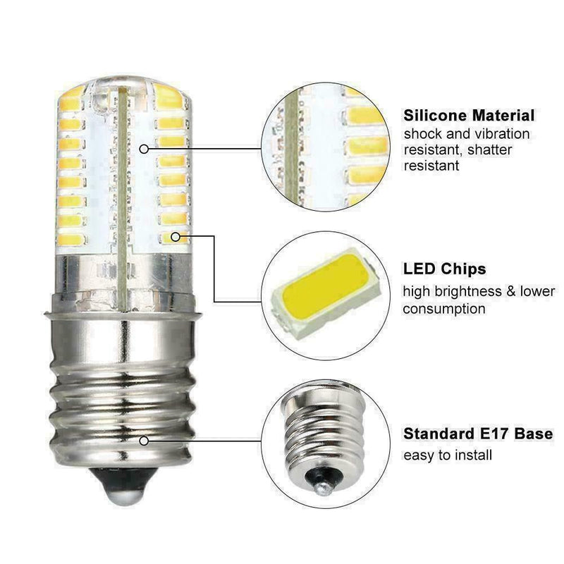 E17 LED 3W Appliance Light Bulb Dimmable Intermediate HOT Microwave Bas Q6I5
