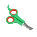 Stainless Steel Pet Nail Toe Scissors Dog Cat Claw Grooming Clipper (Green)