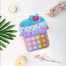 Silicone Push Bubble Pocket Money Wallet Autism Needs Boys Girls Birthday G