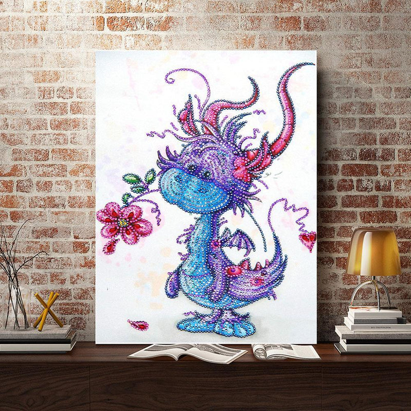 5D DIY Special Shaped Diamond Painting Dragon Cross Stitch Mosaic Home Decor Kit