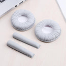 1 Pair Ear Pads w/Headband Cushions for Sennheiser PX100 PX200 (Grey)