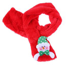 Christmas Santa Claus Scarf Costume Decorations Santa Ornament(Snowman)