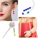 FUNNY HOUSE Mini Glass Beads 2mm 24000 Piece DIY Bracelet Art and Jewellery Making
