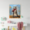 Cat in Scarf Oil Paint By Numbers Kit DIY Acrylic Painting on Canvas Decor