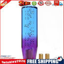 Car Gear Shift Knob Crystal Bubble Manual Gear Stick Lever Head Blue+Purple