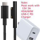 Charging Wire Power Supply Cable for Microsoft Surface Charger Adapter Cable