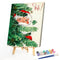 Tree Santa Frameless Picture Oil Paint By Numbers Hand Painted Picture for Home