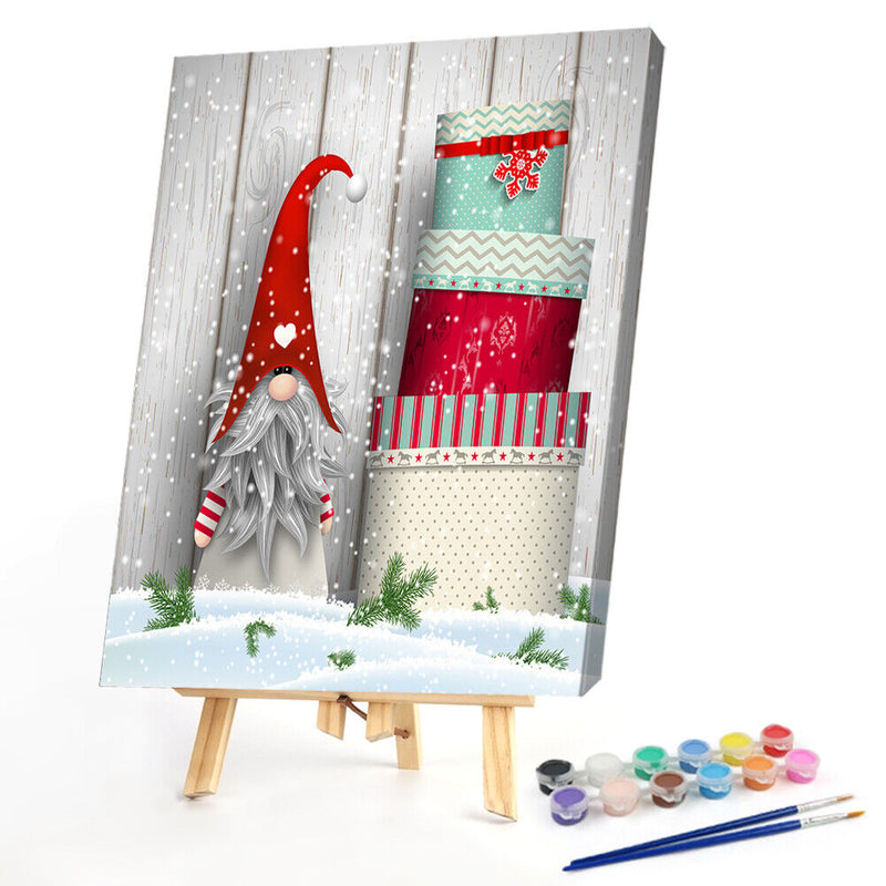 40x50cm Frameless Oil Gnome Paint By Numbers Gift Home Wall Living Room Decor