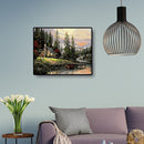 DIY Digital Oil Painting By Numbers Riverside Hat Canvas Acrylic Art 40x50cm