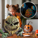 Halloween LED Light Up Pumpkin Head Rotten Patch Jack-o-Lantern Party Light&