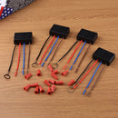 4pcs 3-Way Touch Light Dimmer Switch with Wiring Caps Table Lamp Control