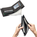 Multi-Function Men Money Purse Casual PU Hit Color Card Holder Short Mini Wal