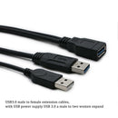 Usb 3.0 Female To 2 Usb Male Data Hub Power Adapter Y Charging Splitter N7 E7T2