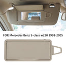 Car Sun Visor Shade Mirror Cover for Benz S-Class W220 (Silica Beige Left)