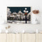 Hand Painted on Canvas DIY Castle in Snow Oil Paint By Numbers Drawing Kit Craft