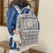 #A Fashion High School Book Bag Adjustable Strap Girls Rucksack for Travel Sho