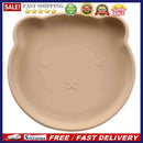 Baby Silicone Sucker Cartoon Feeding Dining Plate Non-Slip BPA Free Kids Bo
