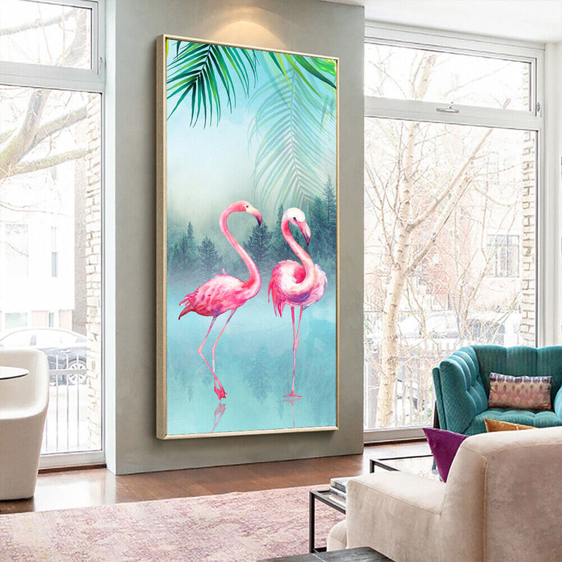 DIY Diamond Painting Full Round Drill Two Birds Rhinestone Modern Handmade Craft