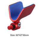 Automatic Rebound Fishing Pole Holder Rod Stand Support Head Tackle (Red)