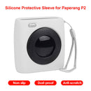 Silicone Protective Case Cover for Paperang P2 Mini Pocket Printer (White)