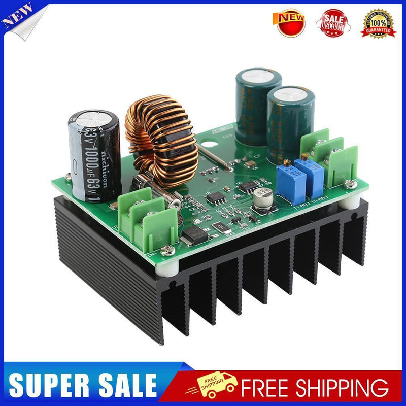 600W DC/DC 10-60V to 12-80V Step-up Solar Notebook Power Supply Module